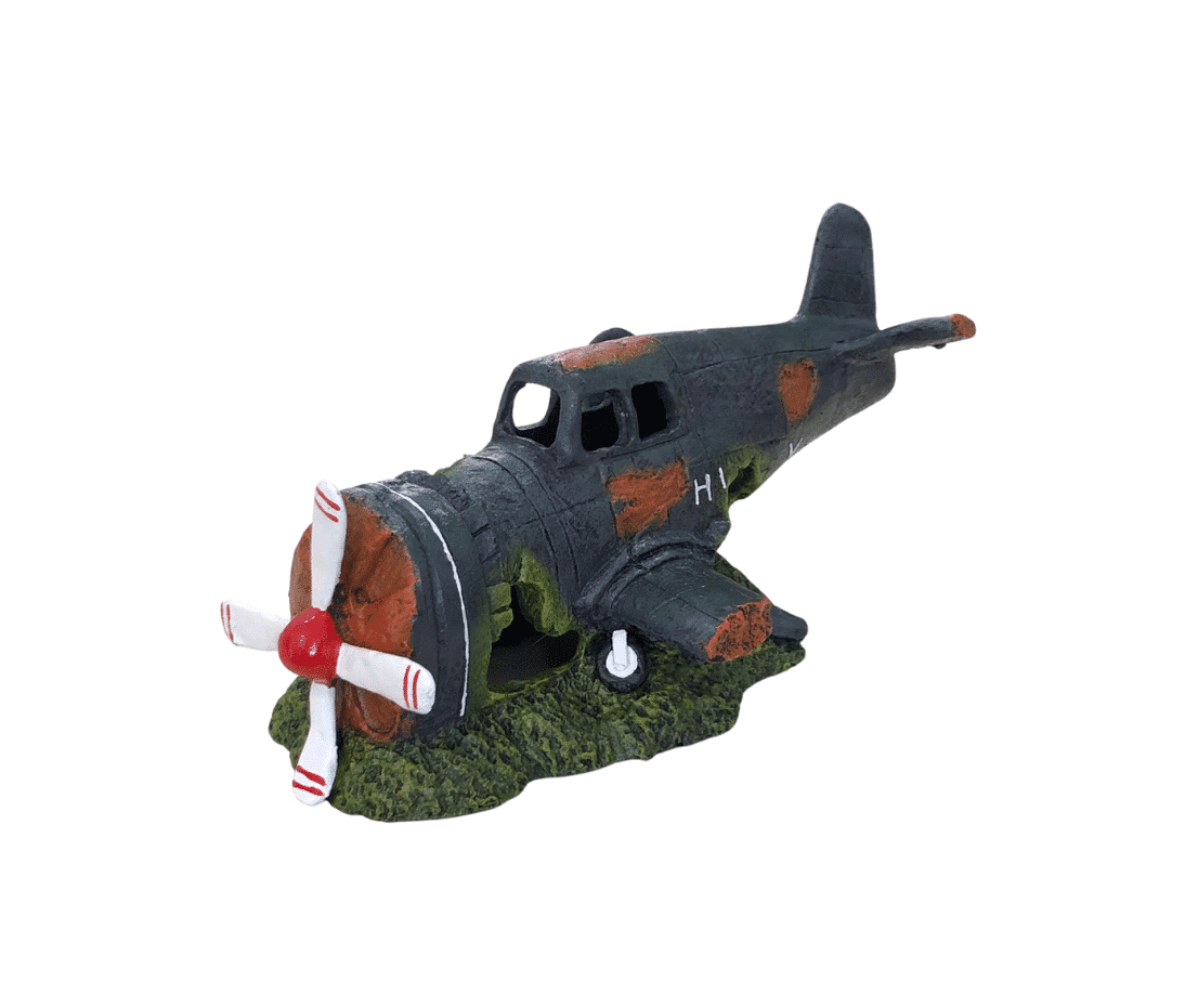 Enfeite Avião (28cm x 12cm x 12cm)