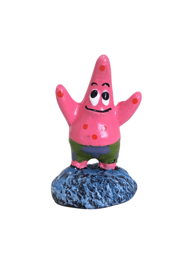 Enfeite Patrick Estrela (3,5cm x 2cm x 5,5cm)