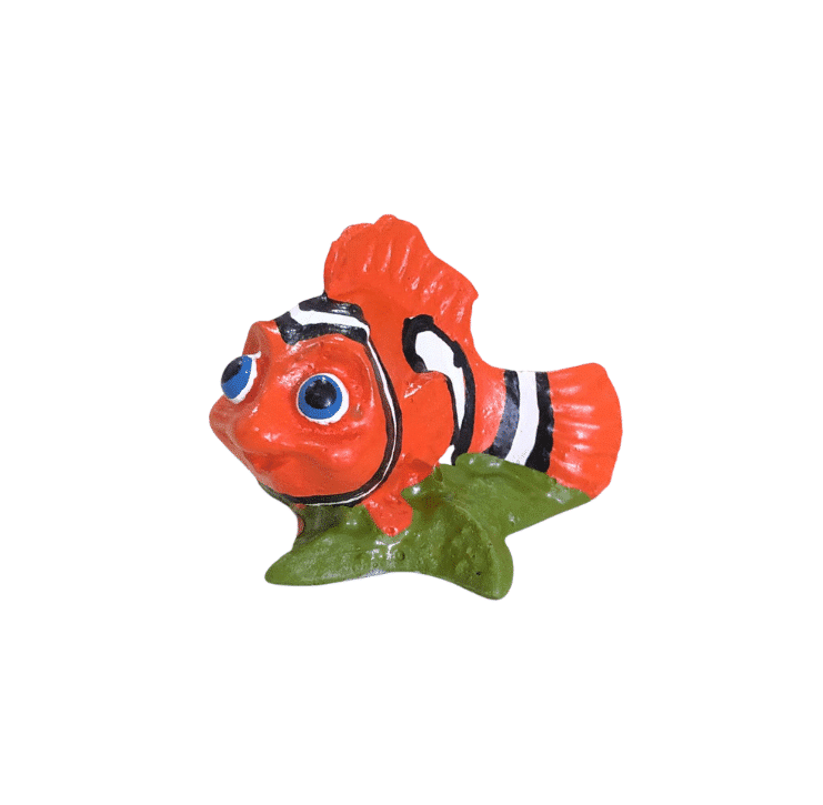 Enfeite Peixe Palhaço (4,5cm x 3,5cm x 3cm)