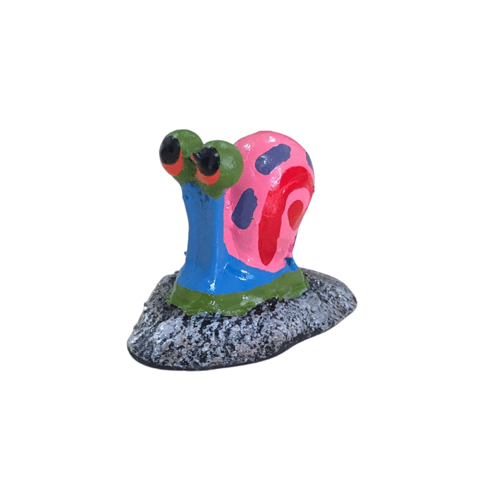 Enfeite Gary Caracol (4cm x 3cm x 3cm)