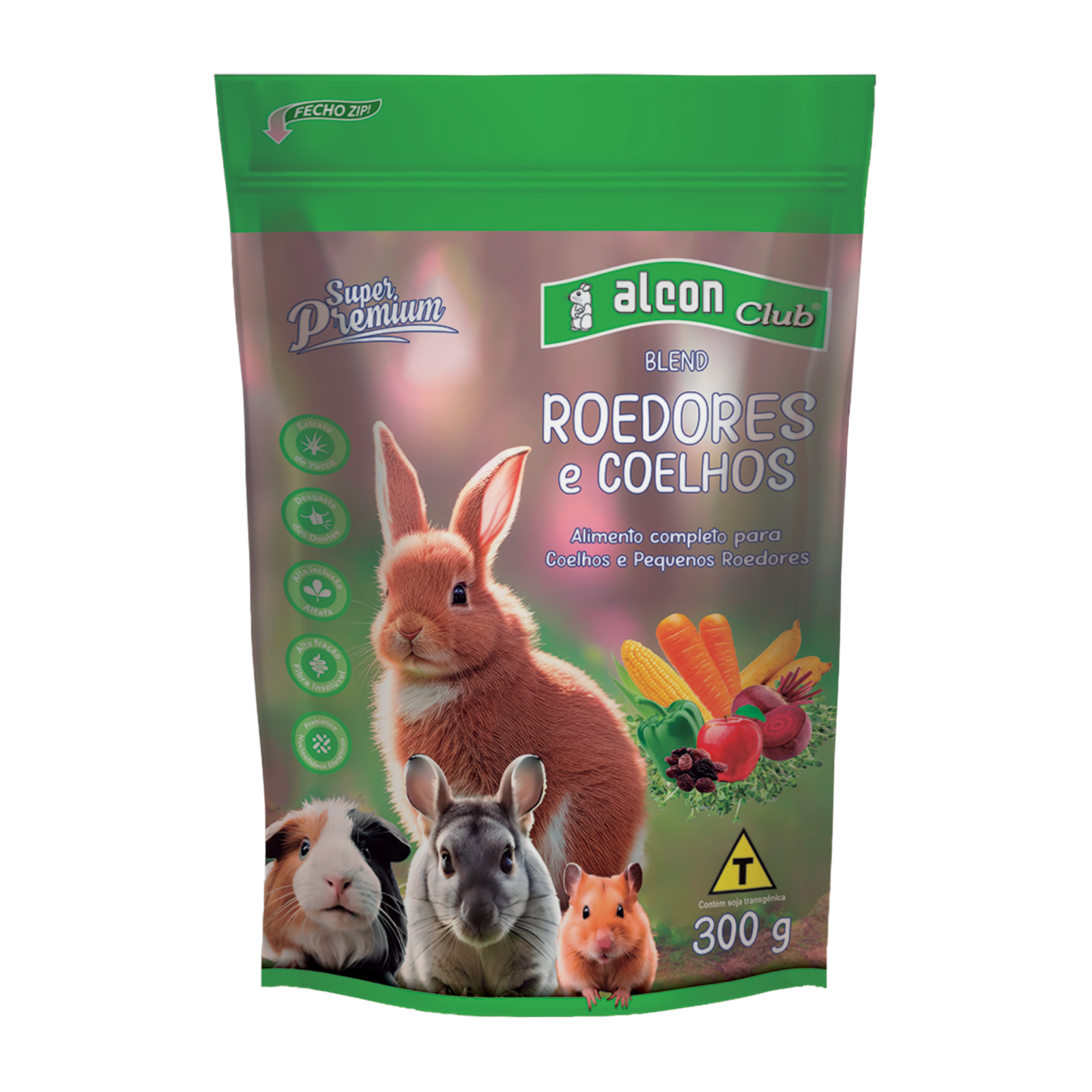 Alcon Club Blend Roedores e Coelhos (300g) - Imagem 5