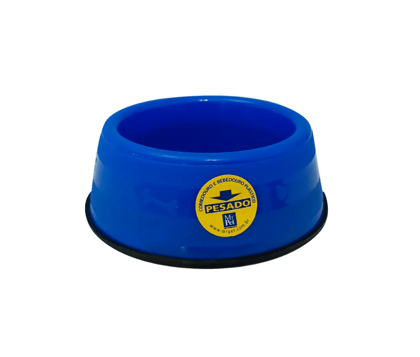 Comedouro/Bebedouro Pesado Azul (750ml)