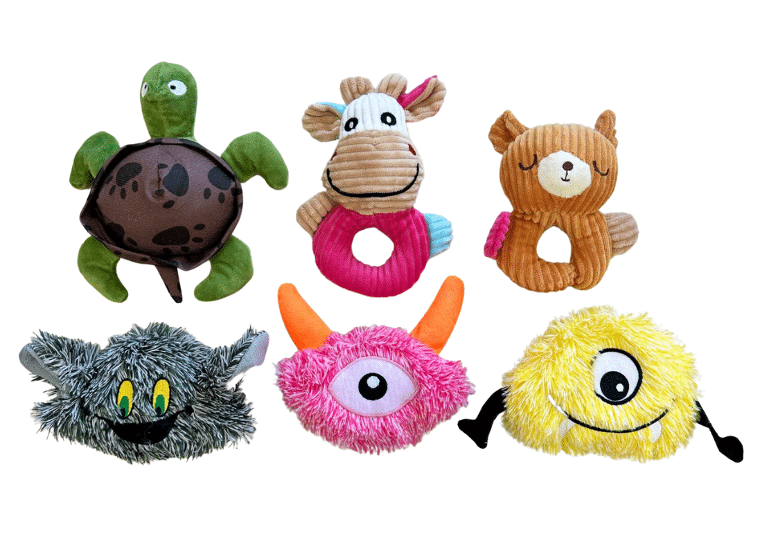 Kit Pelúcia Monstrinhos (6 unidades)