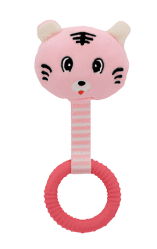 Tigre Rosa Pelúcia com TPR