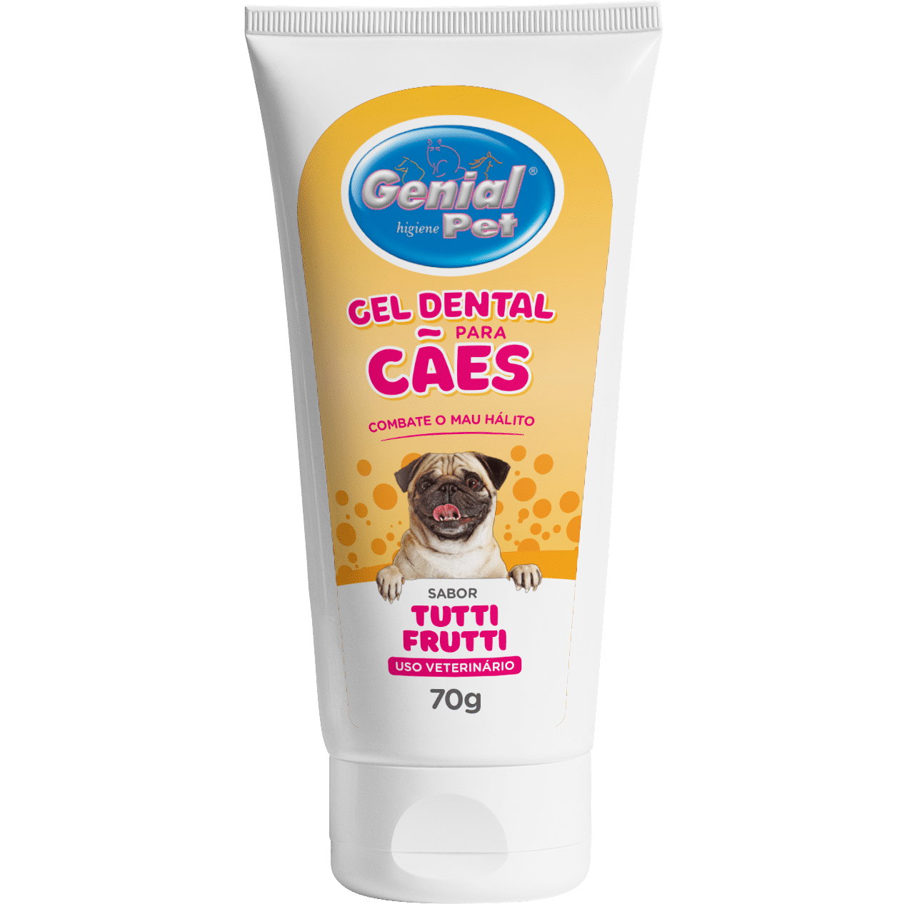 Gel Dental para Cães Tutti Frutti Genial Pet (70g)