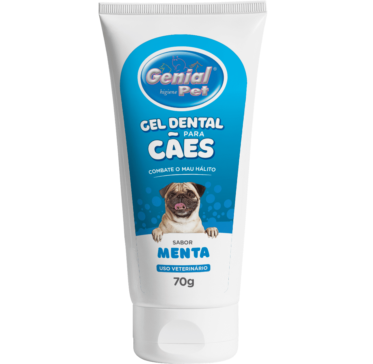 Gel Dental para Cães Menta Genial Pet (70g)