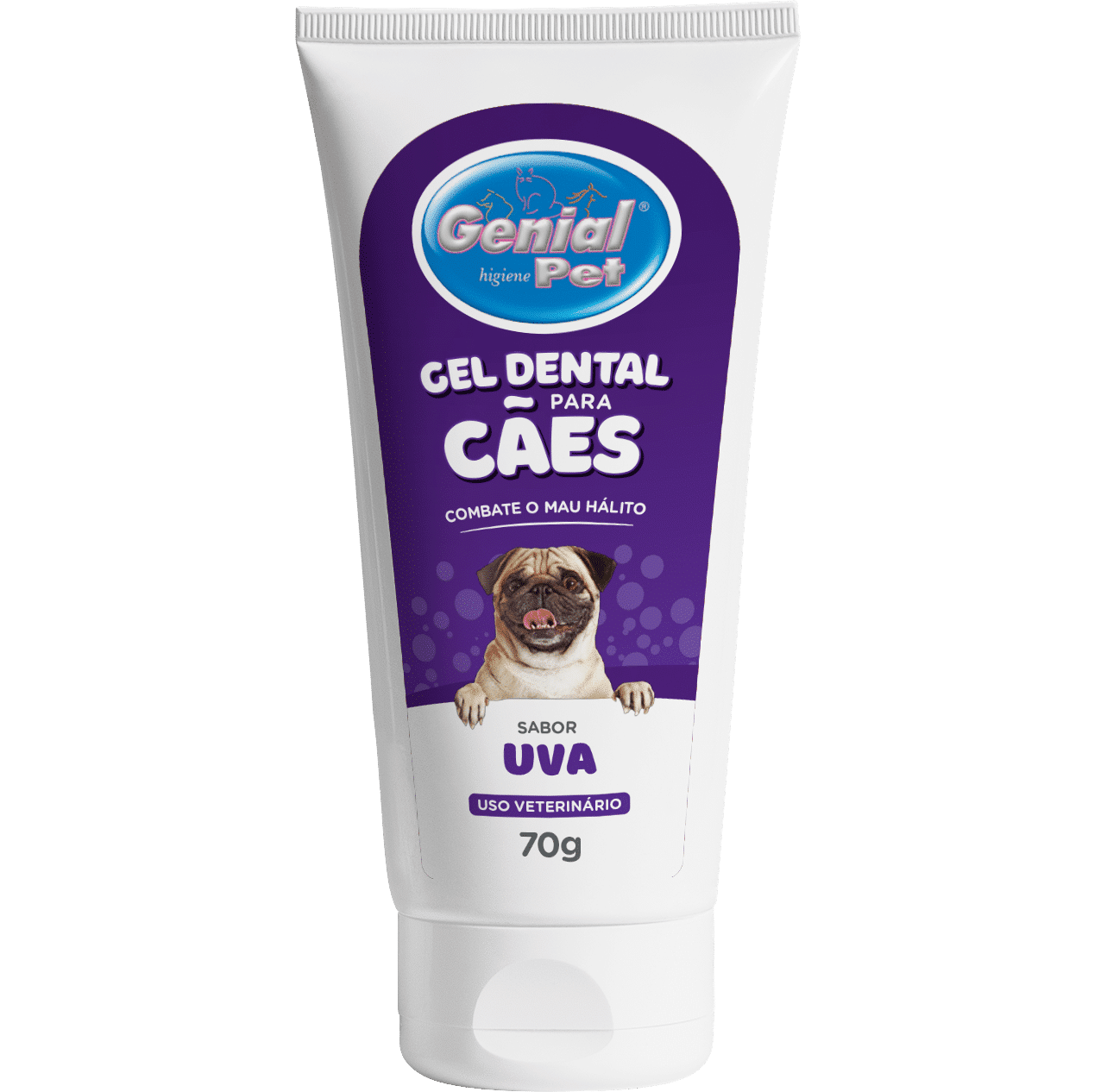 Gel Dental para Cães Uva Genial Pet (70g)