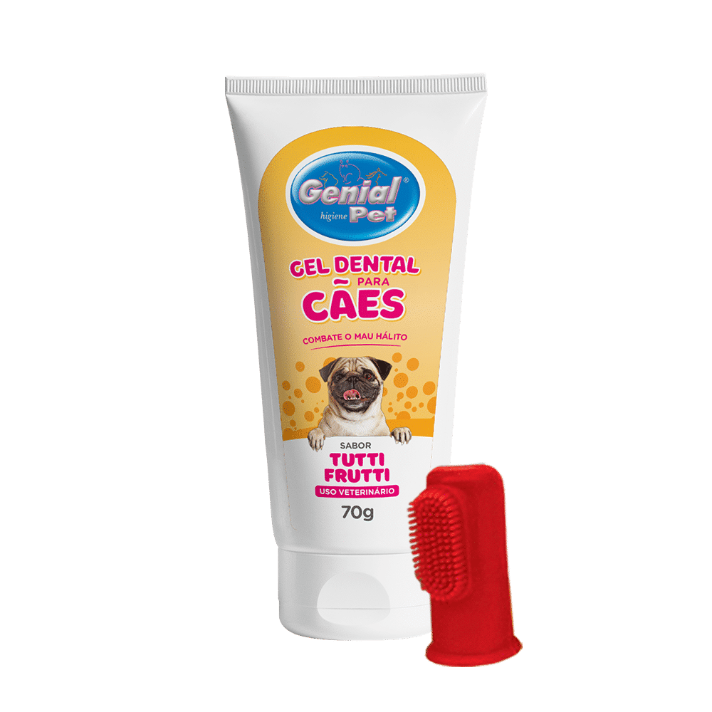 Gel Dental Genial Pet + Dedeira (70g)