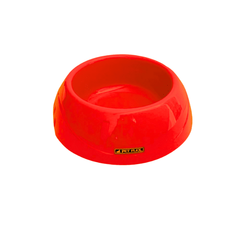 Comedouro/Bebedouro Cães Luxo Nº1 Vermelho (300ml)