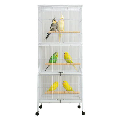Viveiro Triplo 3 Módulos (130cm x 50cm x 34cm)