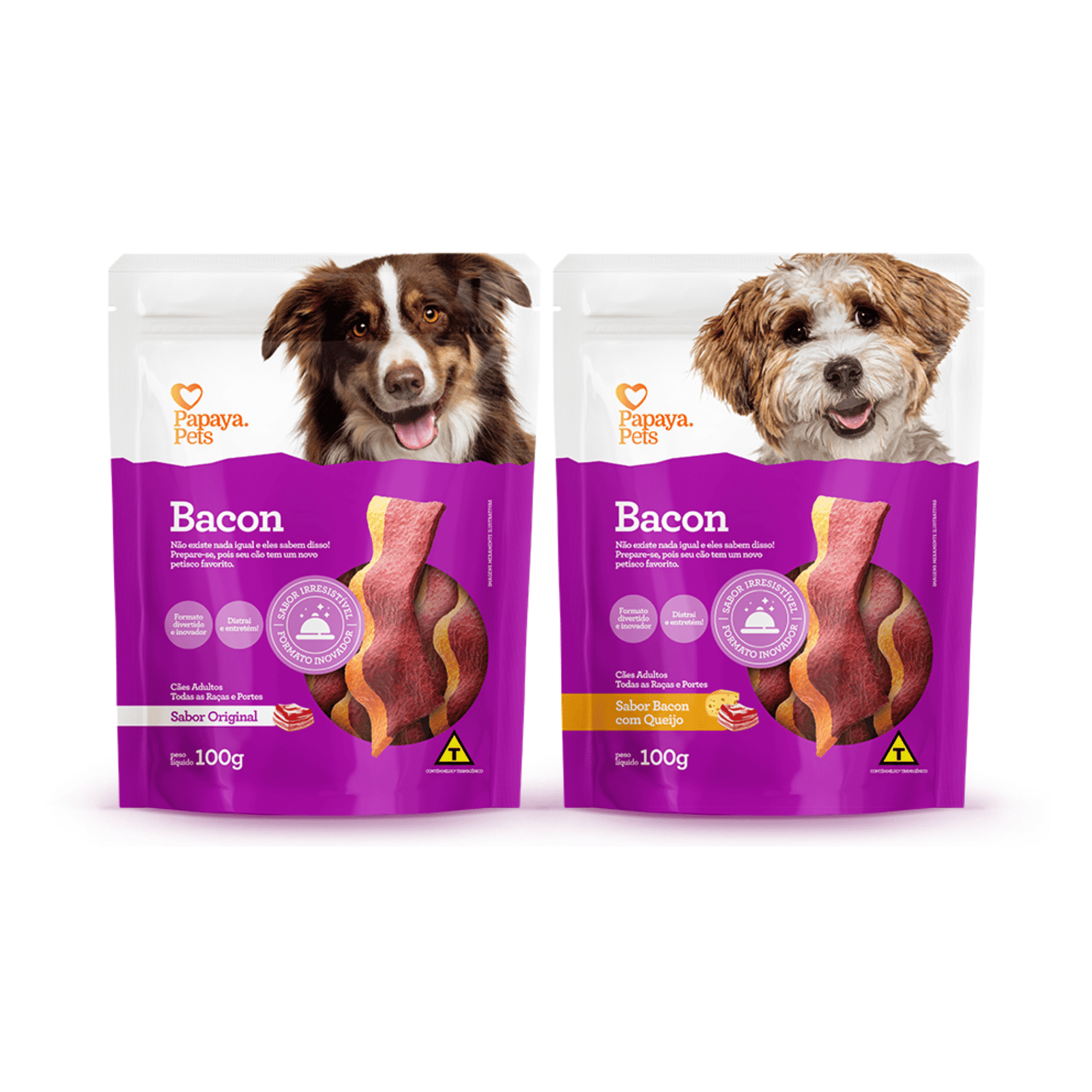 Snack Papaya Pets Bacon (100g)