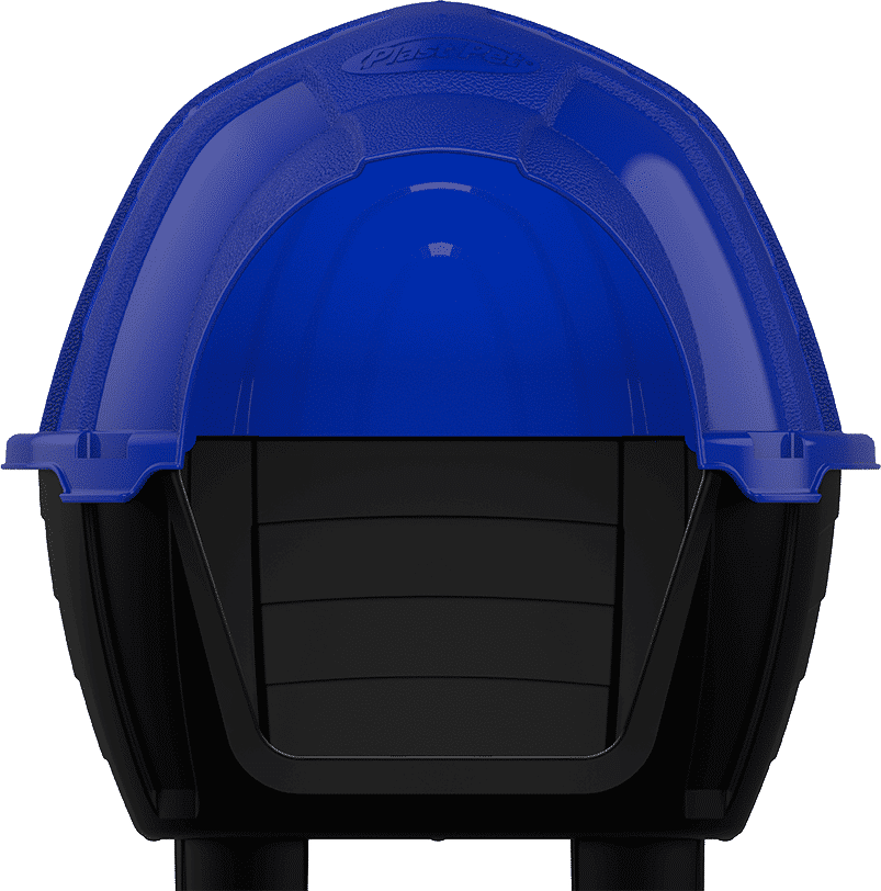 Casa Stone House Nº1 Azul (42cm x 34cm x 34cm)