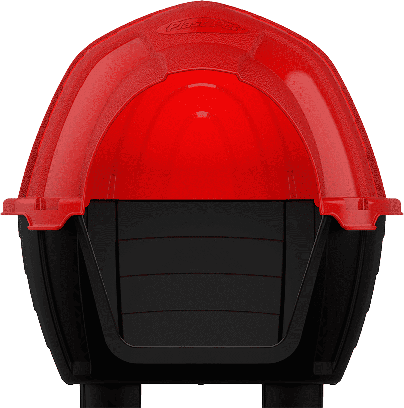 Casa Stone House Nº1 Vermelho (42cm x 34cm x 34cm)