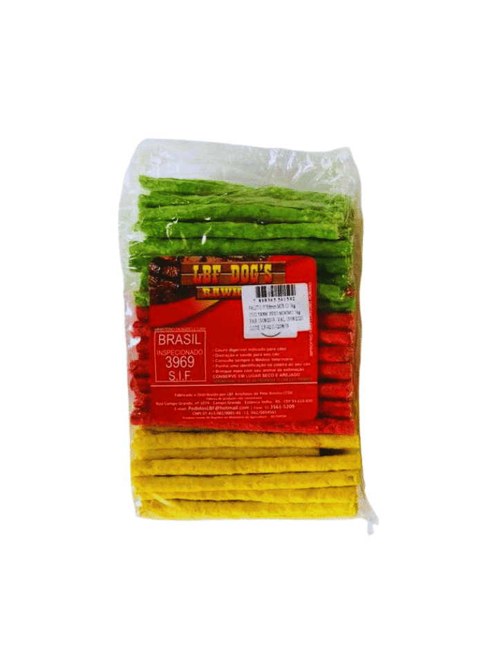Osso Palito Colorido LBF Nº8 (1kg)