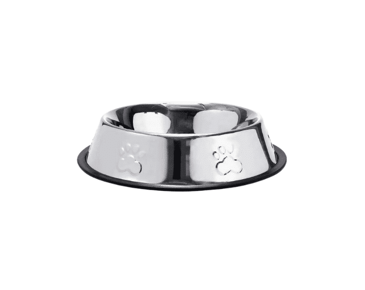 Comedouro/Bebedouro Inox Patinhas (480ml)