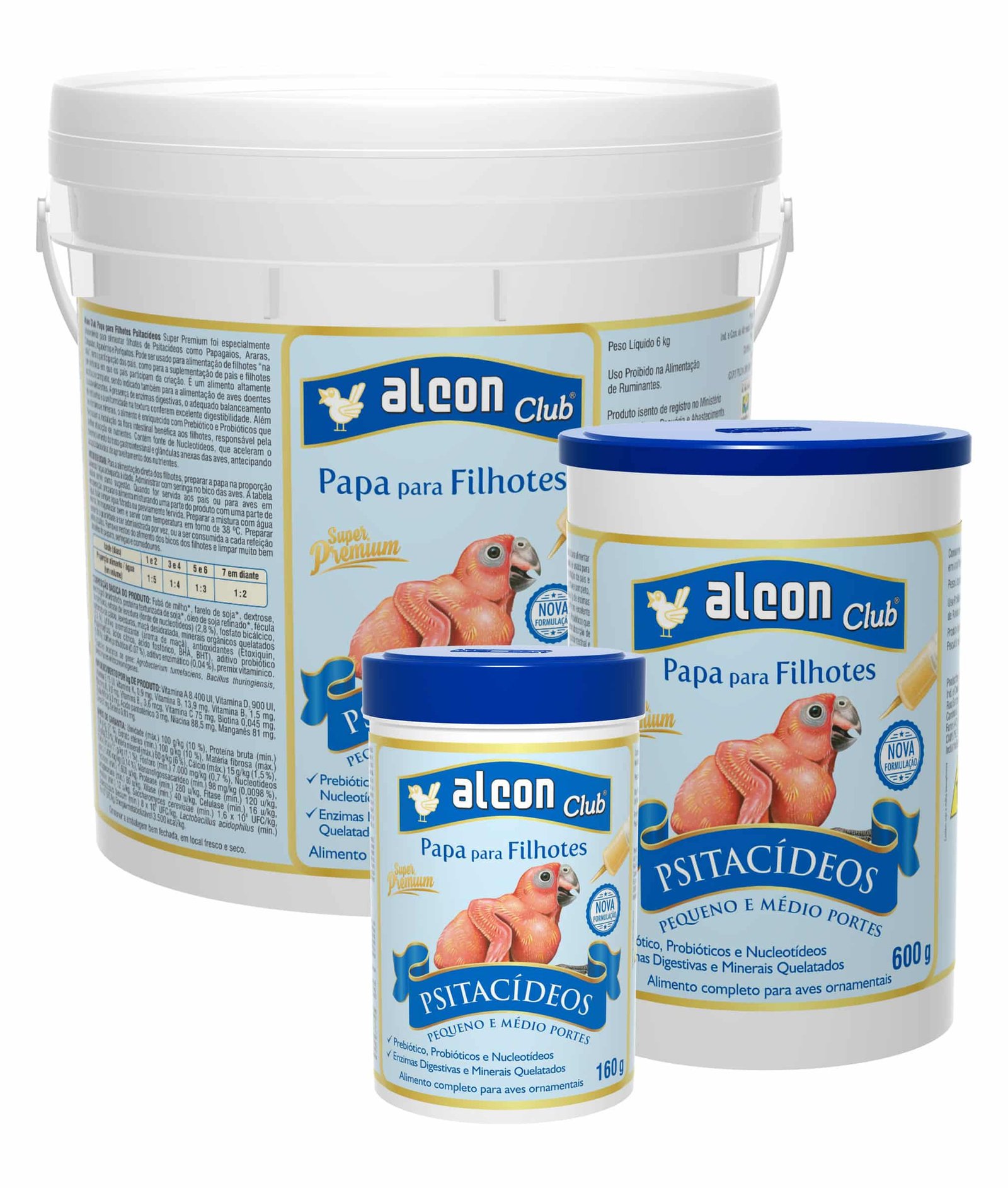 Alcon Club Papa para Filhotes Psitacídeos (160g) - Imagem 4