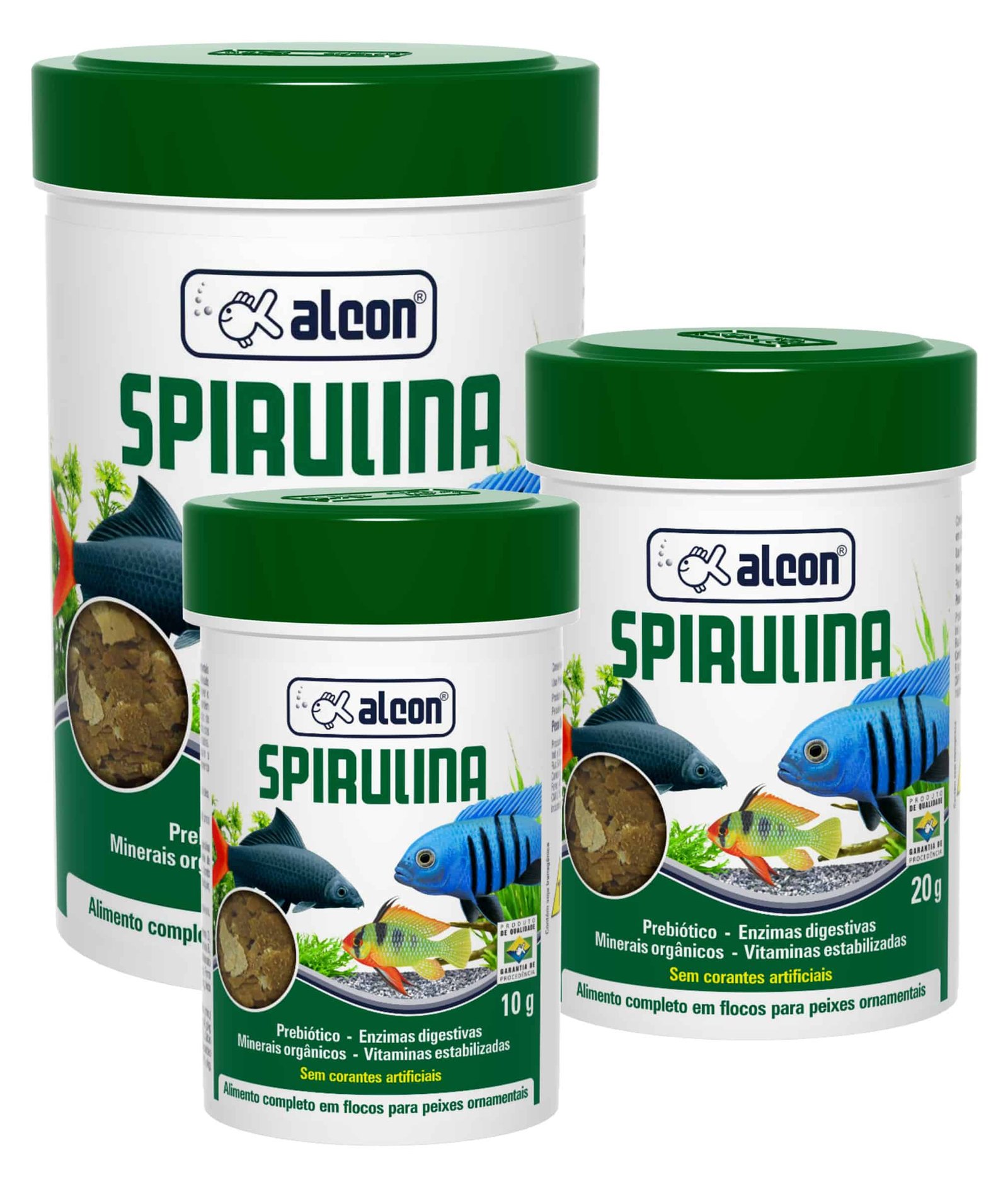 Alcon Spirulina (10g) - Imagem 3