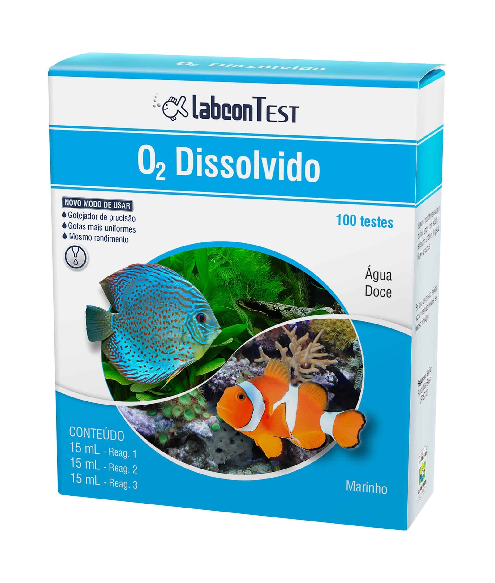 ALcon Labcon Test O2 Dissolvido (100 testes) - Imagem 2