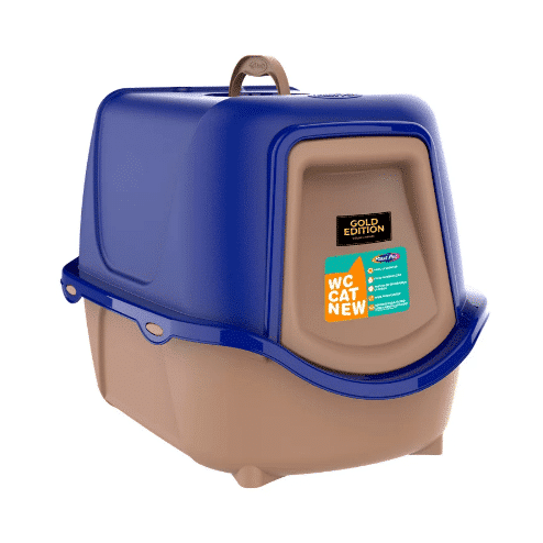 Sanitário WC Cat New Gold Azul (55cm x 39cm x 39cm) - Imagem 3