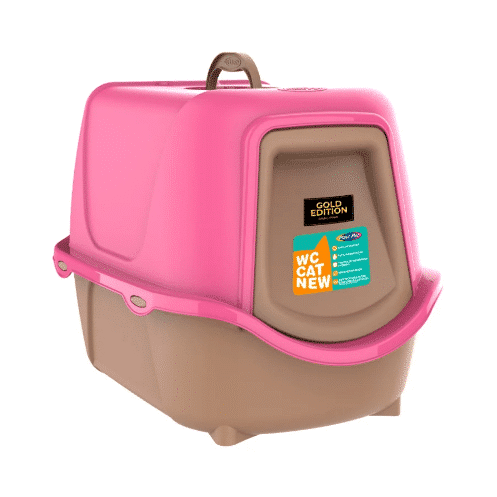 Sanitário WC Cat New Gold Rosa (55cm x 39cm x 39cm) - Imagem 3